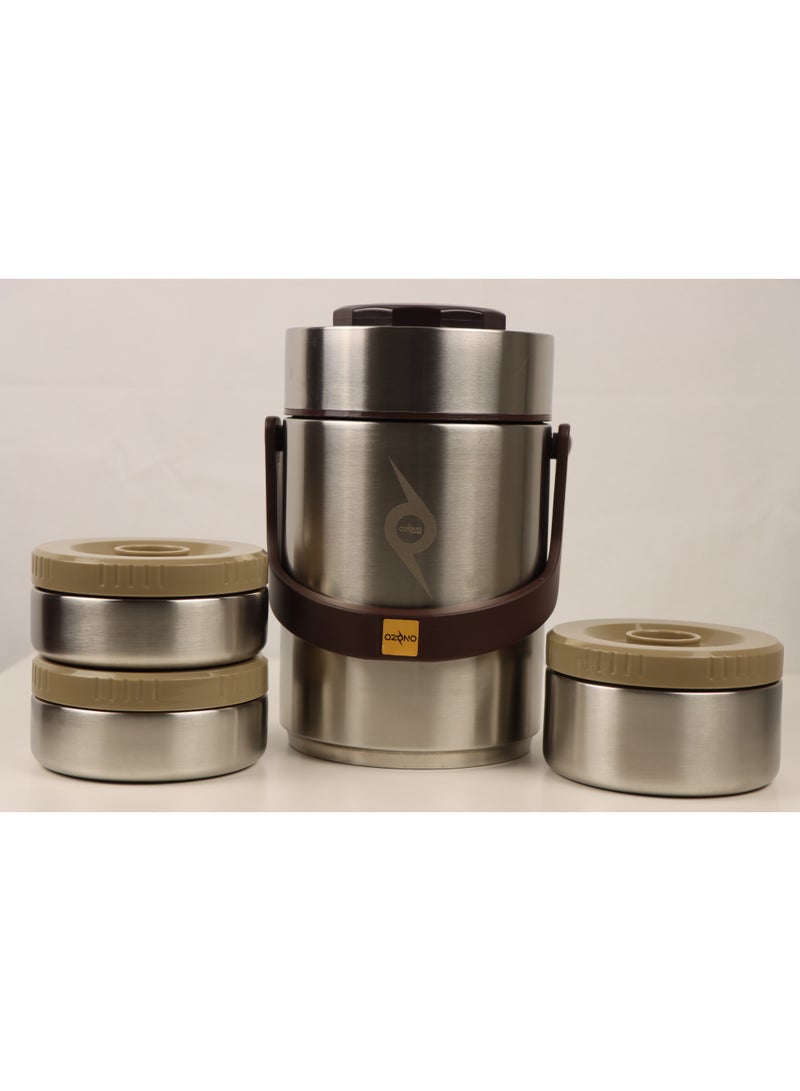 Ozono 3 Tier, 2.3 litre,  lunch box perfect for travel, office, camping - Image 1