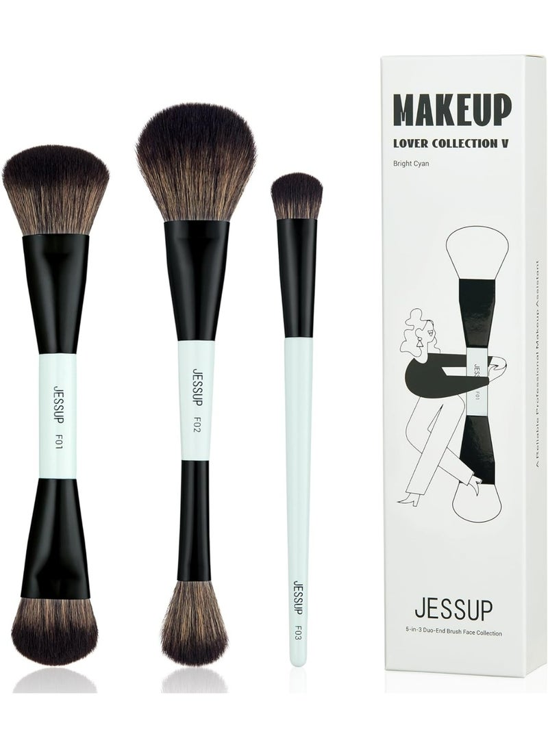 Jessup 5-in-3 Duo-End Brush Face Collection