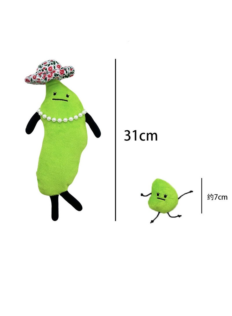 New arrival Secret Staycation Edamame Family Plush secret stay doll doll is suitable for children and fans friends gifts, home decoration (green) - Image 4