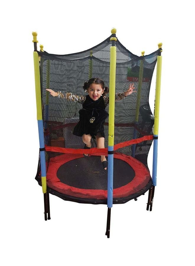 Cool Baby Portable Indoor Trampoline With Safety Enclosure Net 60inch - Image 2