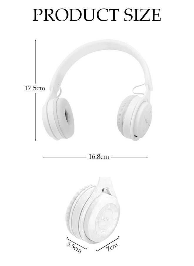 DUNISO Bluetooth Headphones Over Ear, Bluetooth 5.0 Foldable Adjustable Wireless Earphone with Comfort Fit Ear Cups Multifunction button, 3 Modes 6H Playtime for Home Office Travel  - Image 2