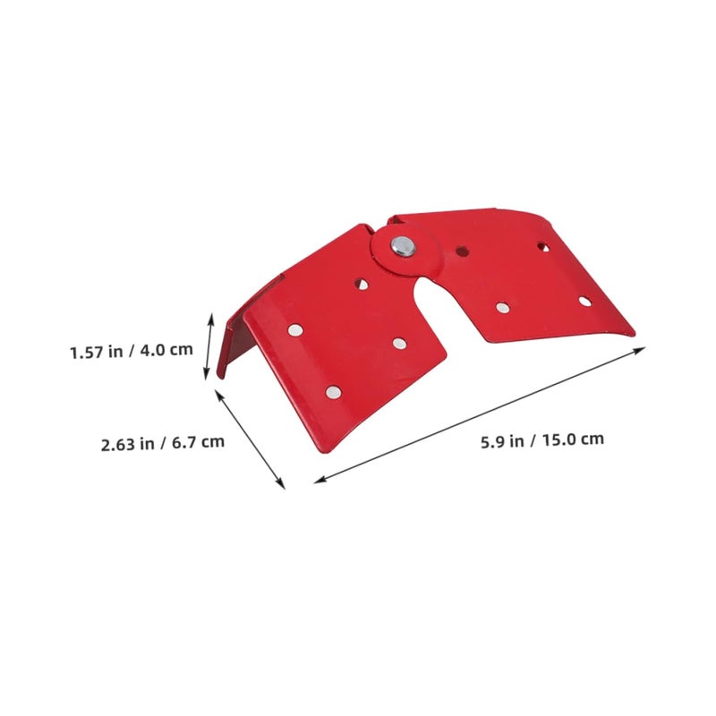 Aluminum Alloy Step Ladder Hinges 2PCS Reinforced Folding Support for Stability - Image 3