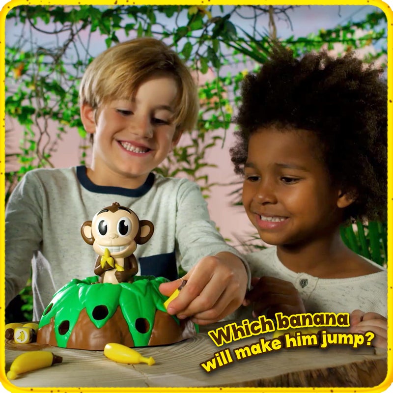 Goliath Banana Blast - Pull The Bananas Until The Monkey Jumps Game - Includes a Fun Colorful 24pc Puzzle by Goliath , Green - Image 5