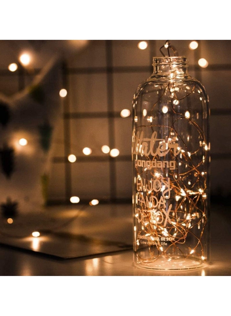 Generic - 2 Pack x 100 LED Waterproof Battery Operated Fairy Twinkle String Light - Image 1