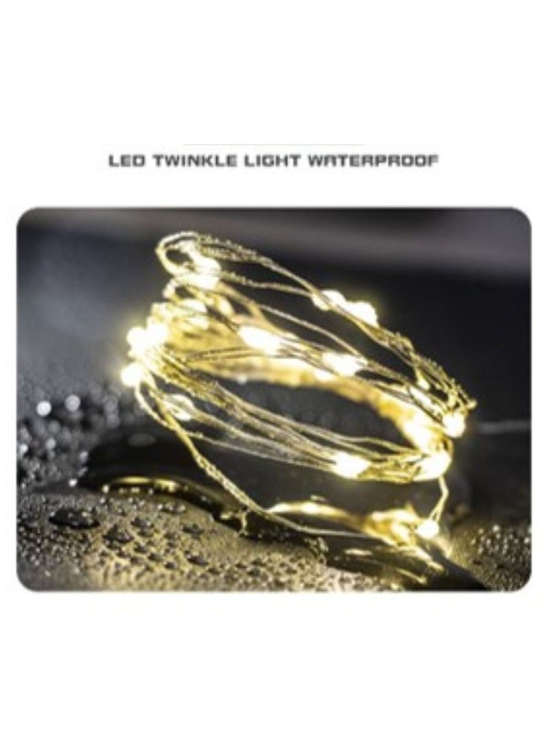Generic - 2 Pack x 100 LED Waterproof Battery Operated Fairy Twinkle String Light - Image 1