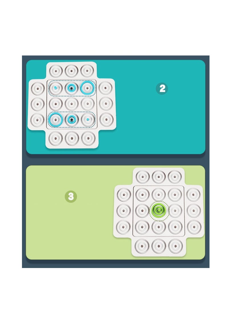 2 in 1 Wooden Triple Win Game - Image 3