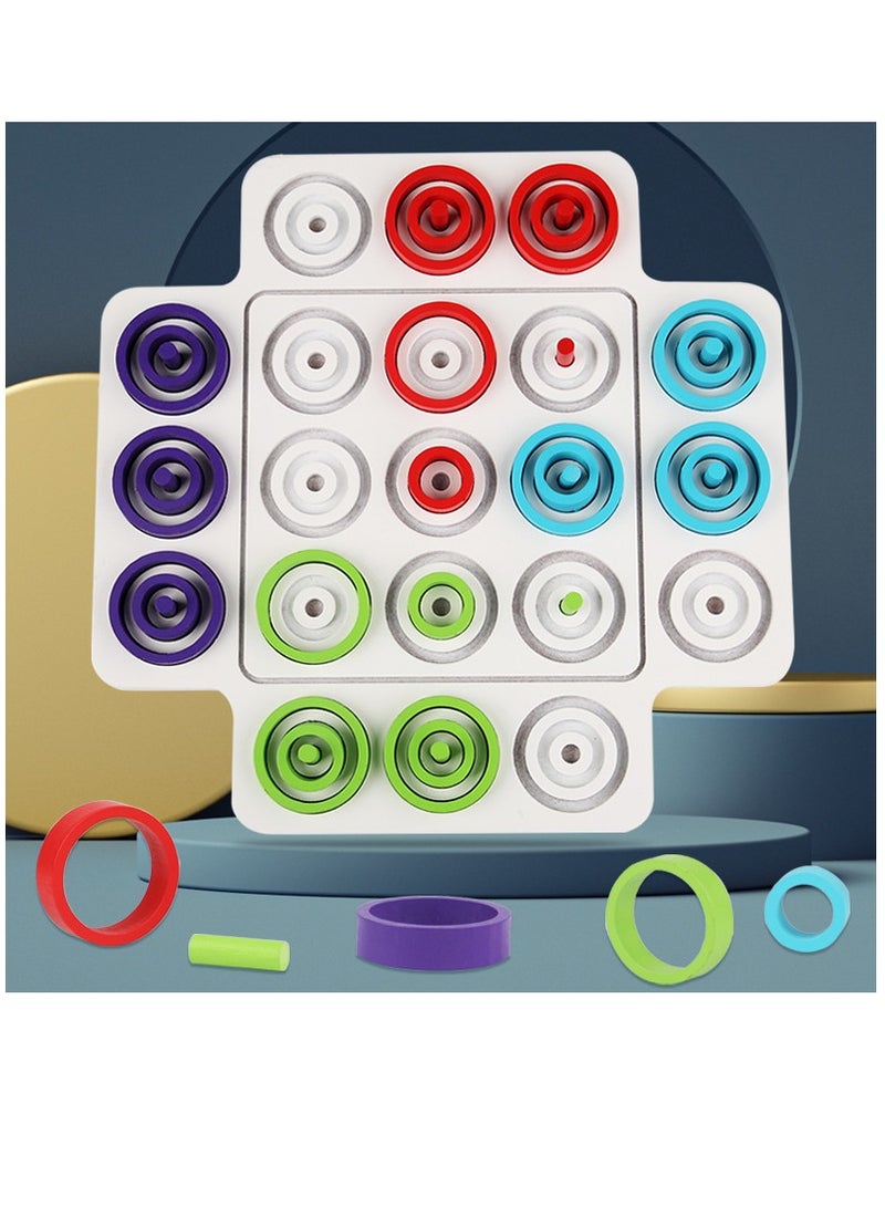 2 in 1 Wooden Triple Win Game - Image 4