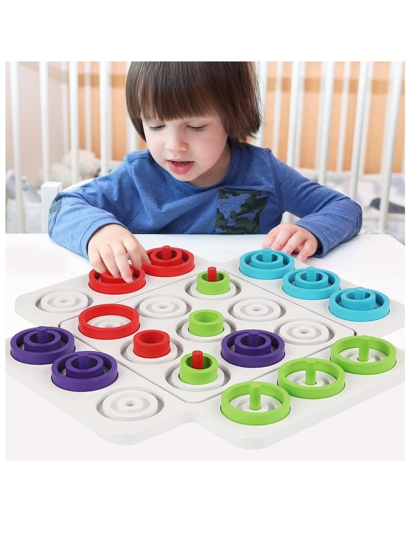 2 in 1 Wooden Triple Win Game - Image 5