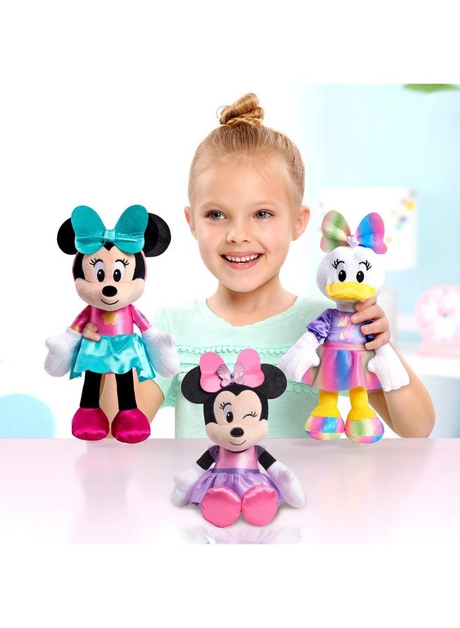 Minnie Disney Junior Minnie Mouse Ballerina Small Plush Stuffed Animal, Kids Toys for Ages 2 Up by Just Play - Image 2