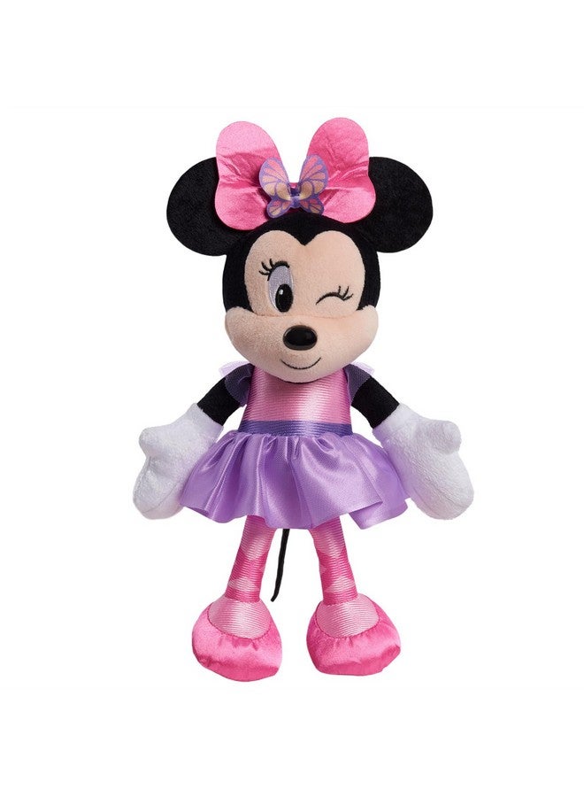 Minnie Disney Junior Minnie Mouse Ballerina Small Plush Stuffed Animal, Kids Toys for Ages 2 Up by Just Play - Image 1
