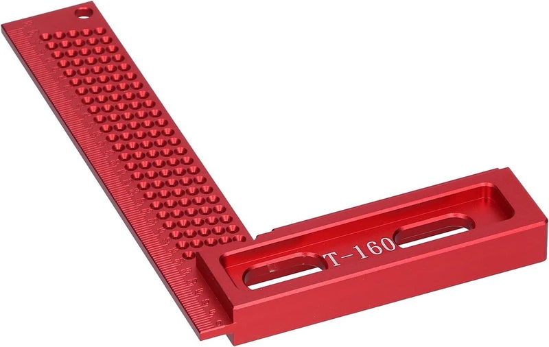 Multifunctional Right Angle Ruler 90° Positioning Tool, T 160 Model, Made of Durable 7075 Aluminum Alloy, for Precise Woodworking Marking, Drawing 90° Angles, Parallel Lines, - Image 3