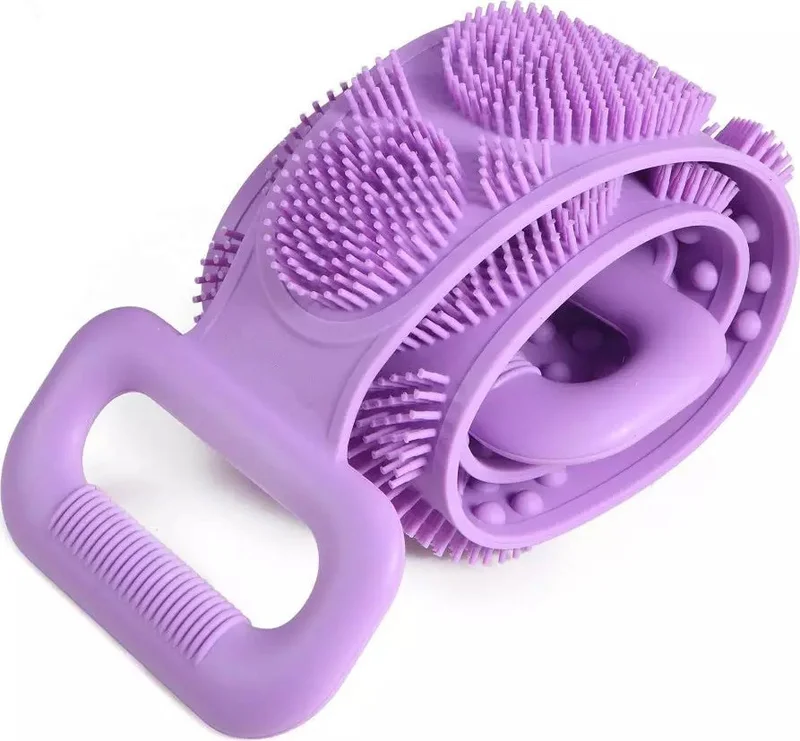 Toptan Bulurum Wholesale Bulurum 70 cm Double Sided Back Bath Glove - Silicone Shower Bath Glove - Peeling Bath Glove