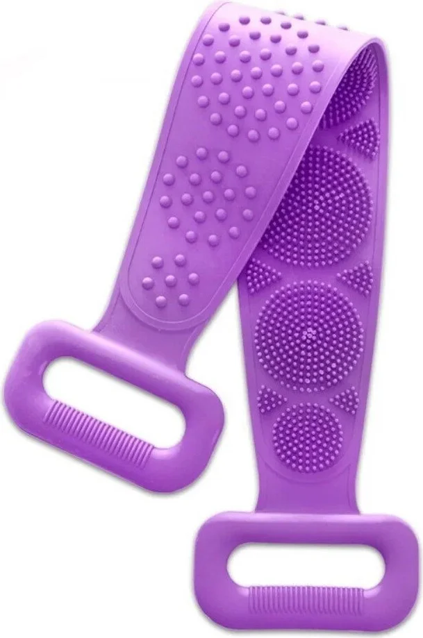 Toptan Bulurum Wholesale Bulurum 70 cm Double Sided Back Bath Glove - Silicone Shower Bath Glove - Peeling Bath Glove