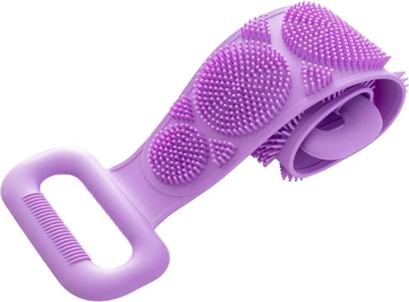 Toptan Bulurum Wholesale Bulurum 70 cm Double Sided Back Bath Glove - Silicone Shower Bath Glove - Peeling Bath Glove