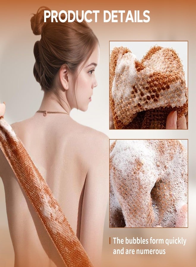 Waaqkid 4 PCS African Net Sponge with Handles, Exfoliating African Net Washcloth for Face & Back - Image 5