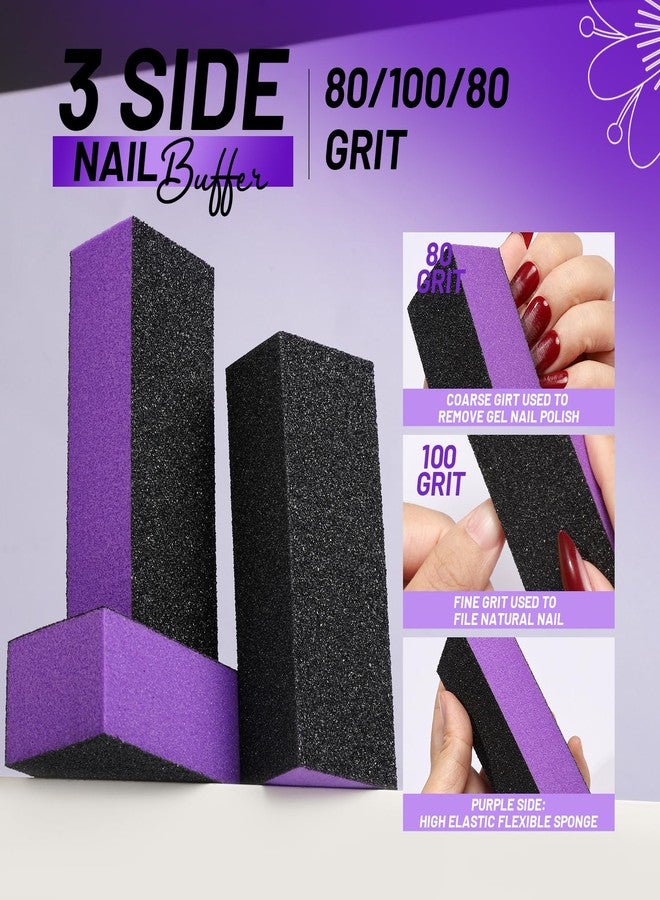 FANDAMEI Nail Care Kit, Nail Buffers and Files, Nail Cuticle Tools Kit, Nail Manicure Tools, Finger Nail File Set, Nail Buffer Block, Nail Cuticle Nippers, Ingrown Toenail Tools, Nail Care Tool Kit - Image 2