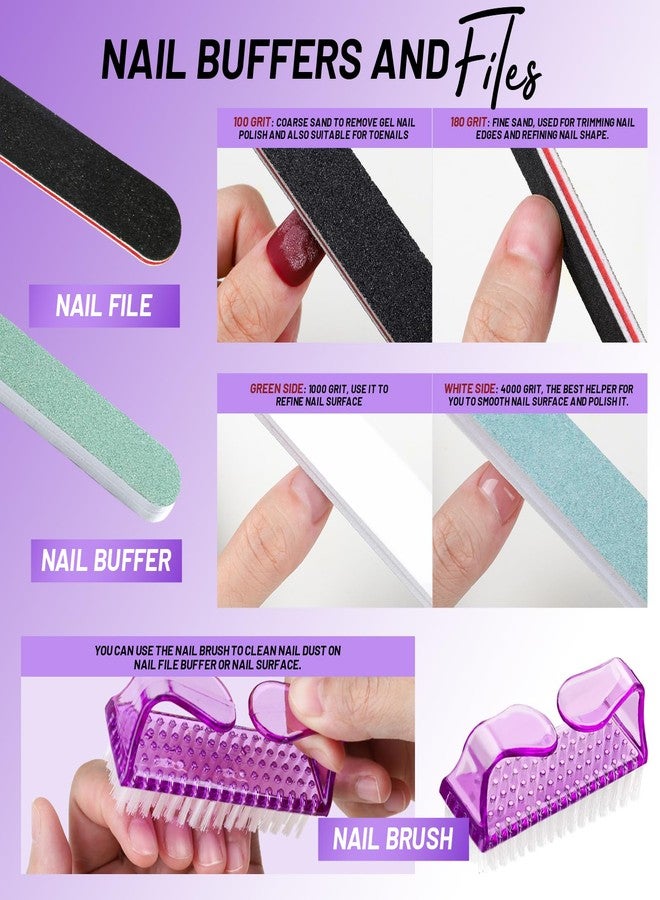 FANDAMEI Nail Care Kit, Nail Buffers and Files, Nail Cuticle Tools Kit, Nail Manicure Tools, Finger Nail File Set, Nail Buffer Block, Nail Cuticle Nippers, Ingrown Toenail Tools, Nail Care Tool Kit - Image 5