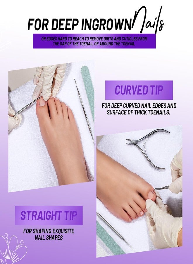 FANDAMEI Nail Care Kit, Nail Buffers and Files, Nail Cuticle Tools Kit, Nail Manicure Tools, Finger Nail File Set, Nail Buffer Block, Nail Cuticle Nippers, Ingrown Toenail Tools, Nail Care Tool Kit - Image 4