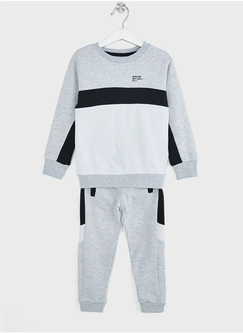 MINOTI Kids Color Block Tracksuit
