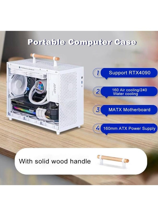 Generic Portable Computer Case Cold Rolled Shell PC Gaming Case Desktop PC Case 360mm Graphics Card ITX MATX Motherd ATX Power Supply,pc case  - Image 2