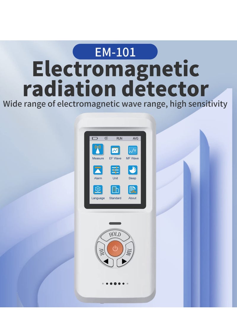 3-in-1 Portable EMF Meter: Handheld Radiation Detector for EF/RF/MF, Digital/Graph Display, Ideal for Home, Office, Outdoor Use, and EMF Inspections. - Image 2