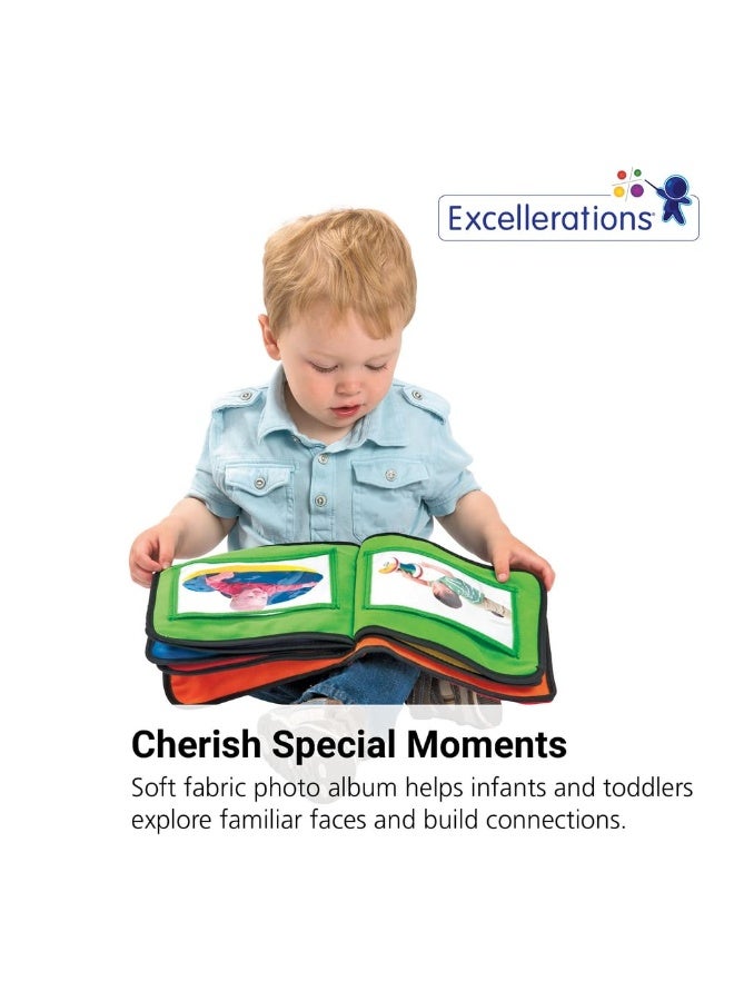 Excellerations Fabric Photo Album 13 Pockets for Kids and Families, Social Emotional Development Tool - Image 3