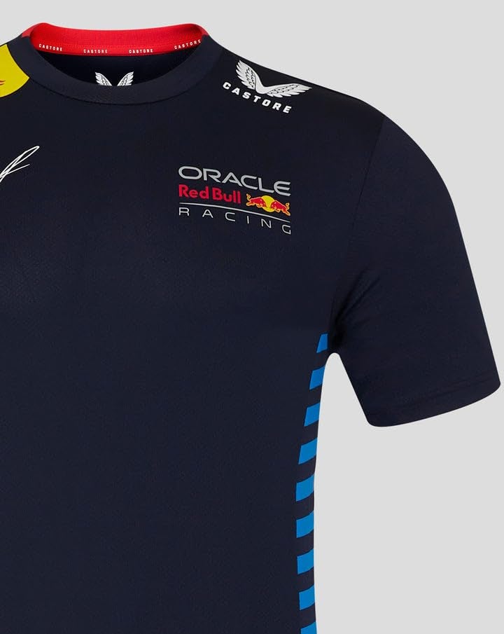 Castore Men's Red Bull Racing F1 2024 Sergio Checo Perez Team T-Shirt - Large - Night Sky - Image 4