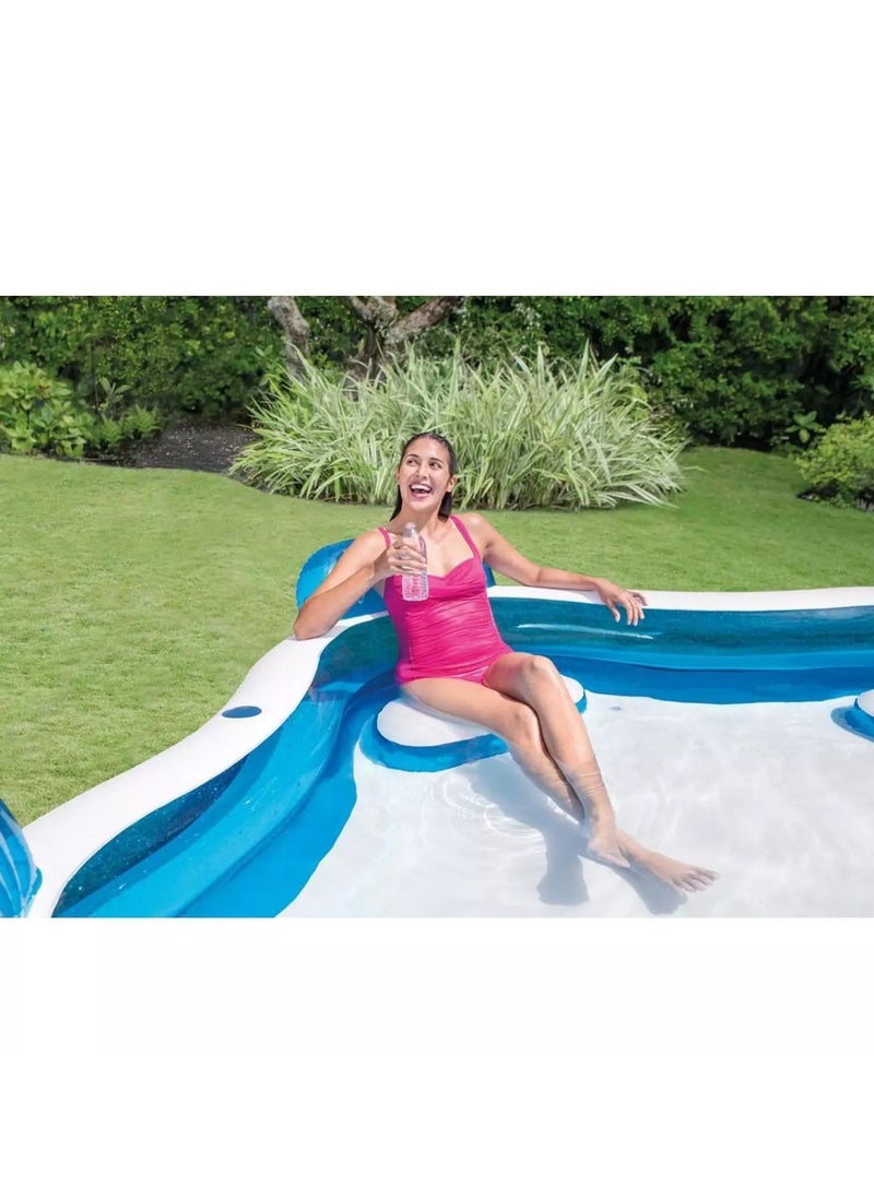 Intex SwimCenter 990L Inflatable Pool with 4 Seats 229x229x66cm - Blue - pzsku/Z09843C30ECAFA119E0F9Z/45/_/1730713903/d8868d0d-9eb4-4b92-b3b1-f3722b9feb2c