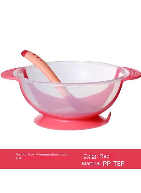 ORiTi Child Feeding Bowl Lid With Spoon Sets