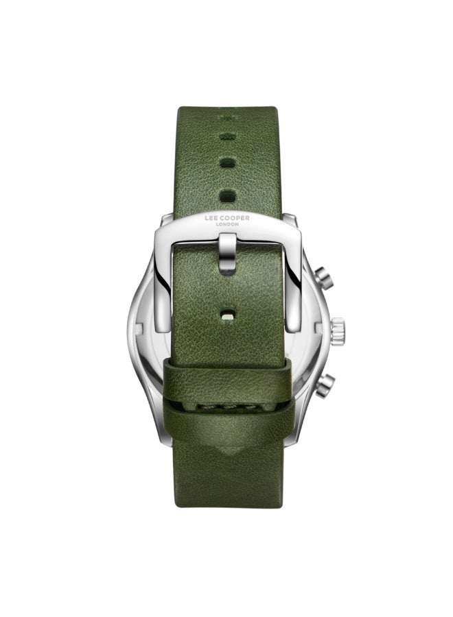 Lee Cooper ساعة متعددة الوظائف للرجال من الجلد LC08260.375 - 42 مم - Image 4
