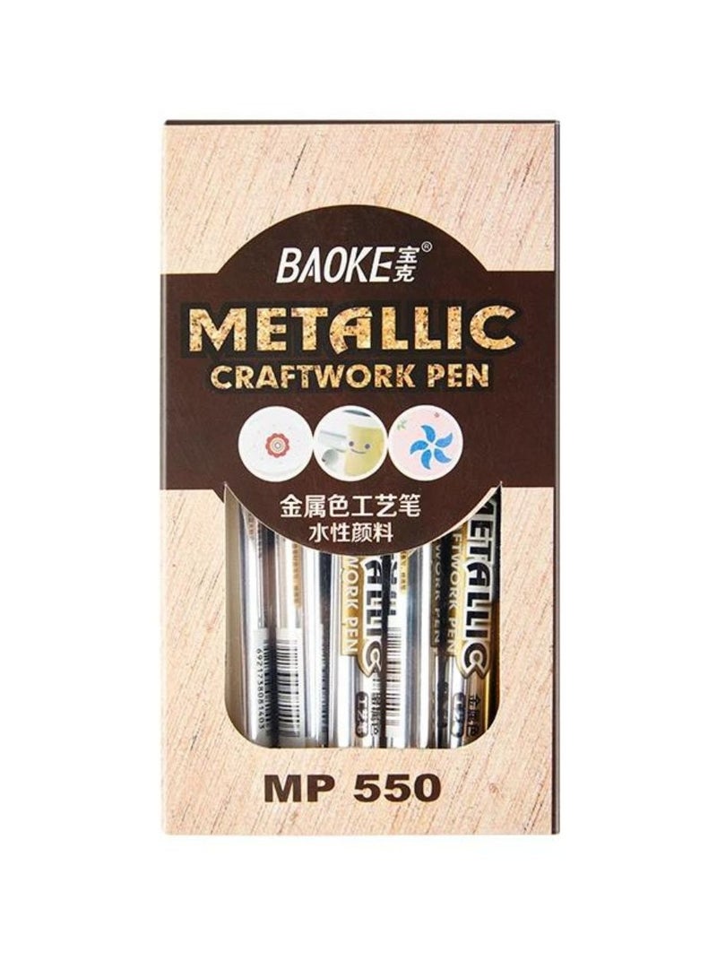 BAOKE Metallic Craftwork Pen Water-based Pen 1.5mm - Image 1