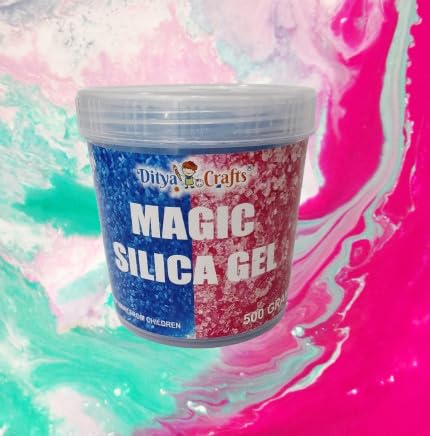 Ditya Crafts 500 gm Magic SIlica Gel powder Fine Powder for Drying Flowers Moisture Absorbent, Desiccant Dehumidifier for Room Kitchen Wardrobe Cupboard car Bedroom Camera Lenses Shoes Desiccant Bags - Image 5