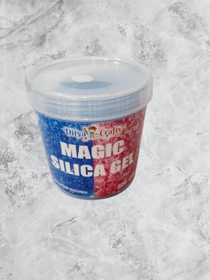 Ditya Crafts 500 gm Magic SIlica Gel powder Fine Powder for Drying Flowers Moisture Absorbent, Desiccant Dehumidifier for Room Kitchen Wardrobe Cupboard car Bedroom Camera Lenses Shoes Desiccant Bags - Image 3