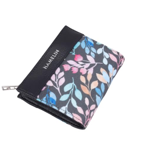 HAMELIN Women’s Wallet | Slim Card Holder Wallet for Women Stylish | Small Compact Ladies Purse with Card Holder | Ladies Mini Purse for Women | Ideal Gift for Woman| Pastal Vines - Image 4