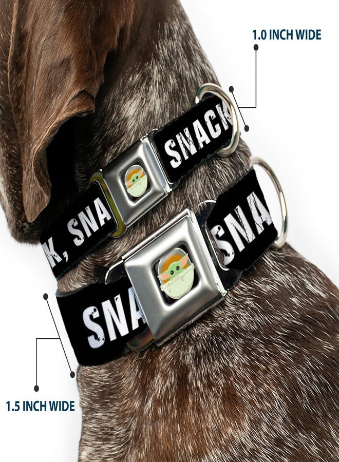 Buckle Down Buckle-Down Dog Collar Seatbelt Buckle Star Wars The Child Chibi Face Protect Attack Snack 9 to 15 Inches 1.0 Inch Wide, DC-SB-SWBGB-WSW184-1.0-S - Image 2