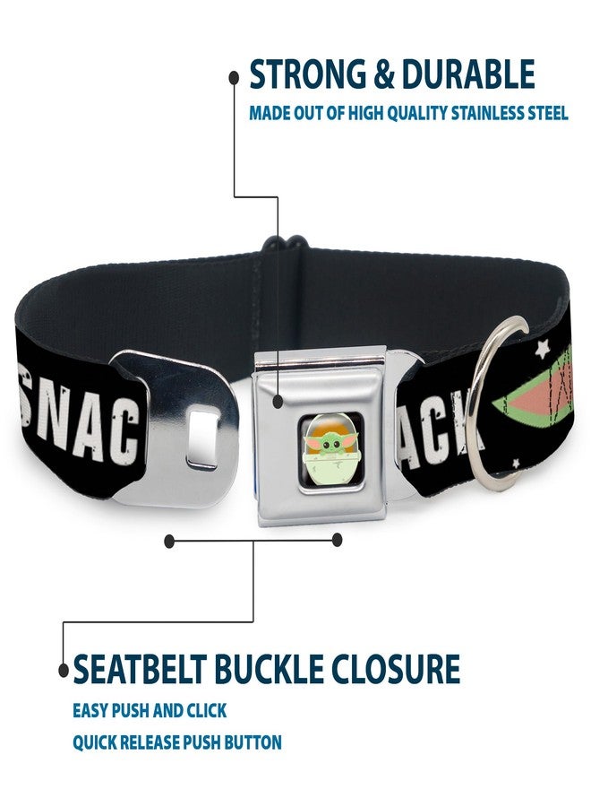 Buckle Down Buckle-Down Dog Collar Seatbelt Buckle Star Wars The Child Chibi Face Protect Attack Snack 9 to 15 Inches 1.0 Inch Wide, DC-SB-SWBGB-WSW184-1.0-S - Image 4