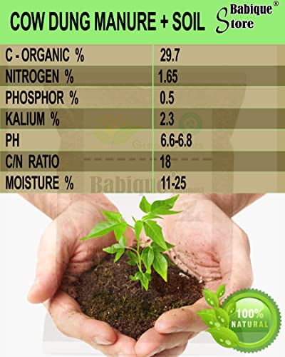 Babique Soil Mix Cow Manure Organic Fertilizers 100% Natural for Plants & Home Gardening (1 Kg) - Image 5