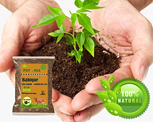 Babique Soil Mix Cow Manure Organic Fertilizers 100% Natural for Plants & Home Gardening (1 Kg) - Image 3