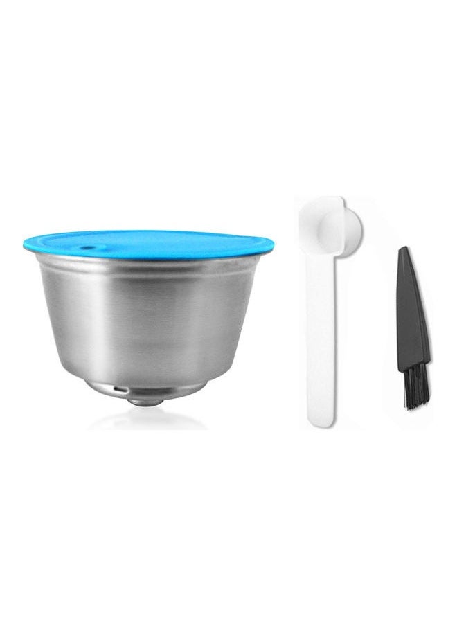 Generic - Refillable Coffee Capsules Maker Filter Cup Silver 10.00 x 5.50 5.50cm - Image 1