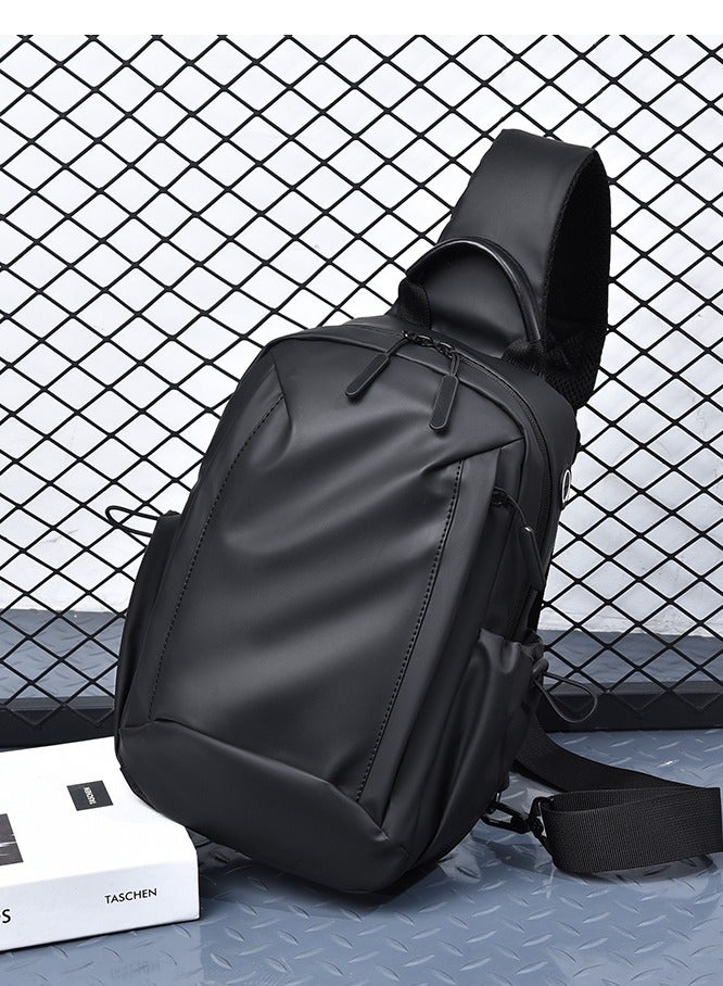 لبونير حقيبة متعددة الوظائف للجنسين، حقيبة كروس-بادي، حقيبة صدر، وحقيبة ظهر بتصميم مقاوم للماء، عدة أقسام للتخزين المنظم، حزام قابل للتعديل، مادة متينة للسفر والعمل والمدرسة والاستخدام اليومي - مثالية للرجال والنساء الذين يبحثون عن حلول حمل عصرية وعملية - Image 4