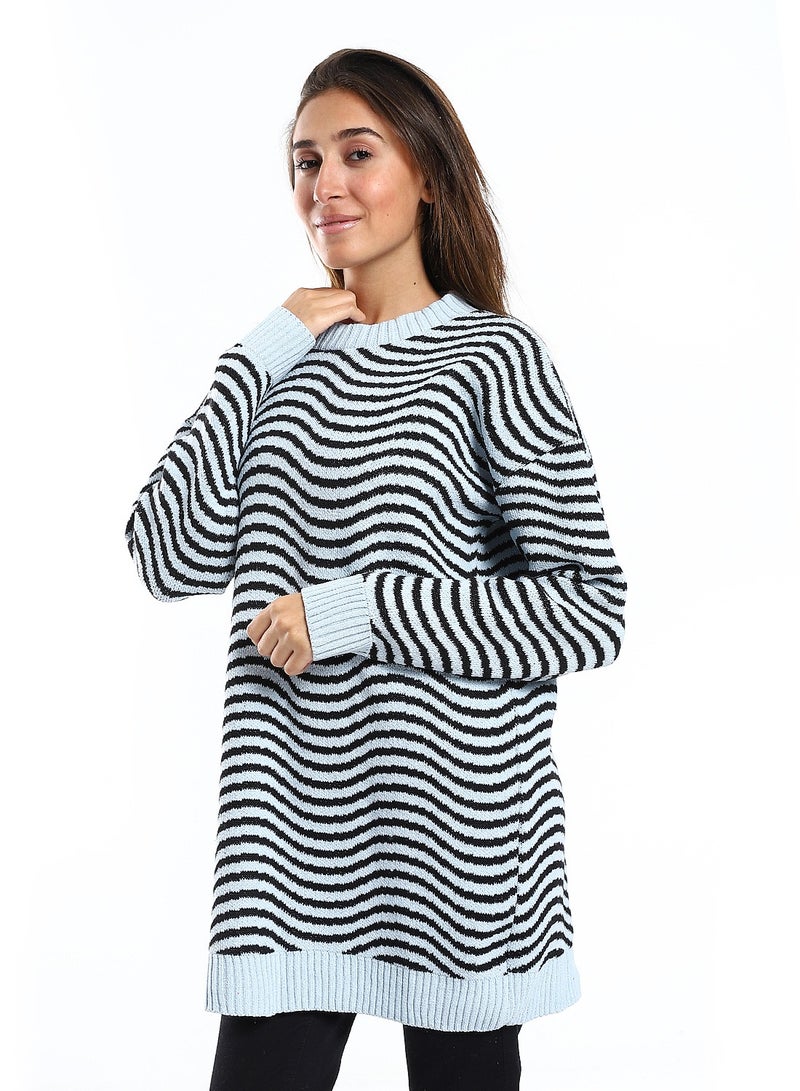 Caesar Wool women Pullover With Multi Design - Image 2