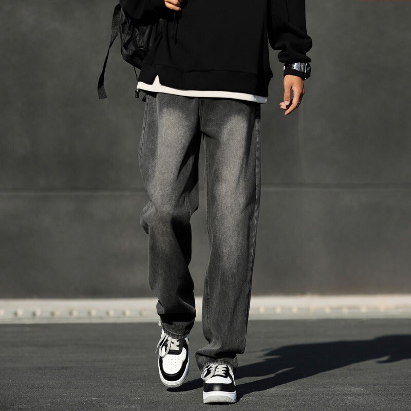 Unisex Casual Daily Denim Jeans - Image 3