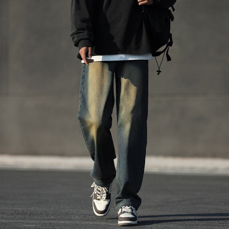 Unisex Casual Daily Denim Jeans - Image 1
