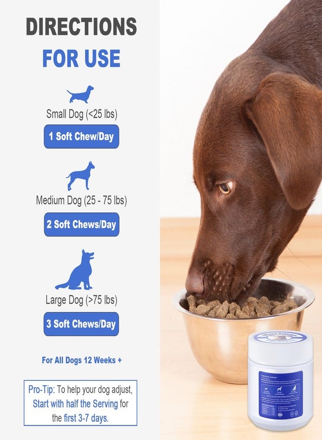 MARIMER Probiotic Chews for Dogs - Chicken Flavor, 100 Soft Chews, with 6 Billion CFU Probiotics, Enzymes, Organic Pumpkin & Inulin - Digestive & Immune Support for Dogs - Image 5