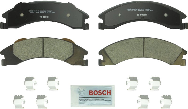 BOSCH BC1329 QuietCast Premium Ceramic Disc Brake Pad Set Compatible with Select Ford E150 E250 E350 Super Duty REAR
