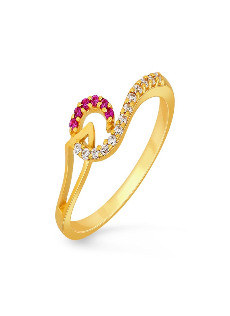 Malabar Gold and Diamonds 22k 916 Purity Malabar Gold Ring DZRN817Y13  - Image 1