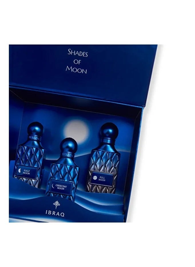 IBRAQ Moon Collection – Crescent 75ml + Half Moon 100ml + Full Moon 150ml Perfume Set - Image 3