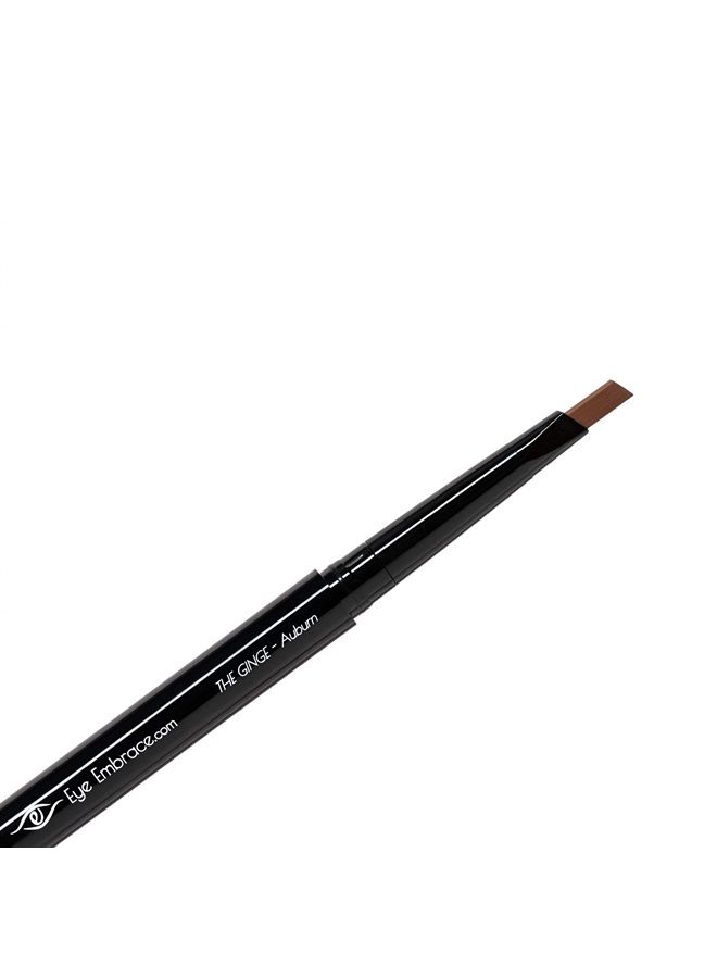 Eye Embrace The Ginge: Auburn Red Eyebrow Pencil – Waterproof, Double-Ended Automatic Angled Tip & Spoolie Brush, Cruelty-Free - Image 1