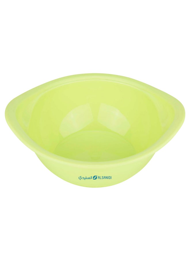 AL SANIDI - Stainless steel rice strainer, Rice, Vegetables and fruits strainer, Green, Size 20 Cm - Image 1