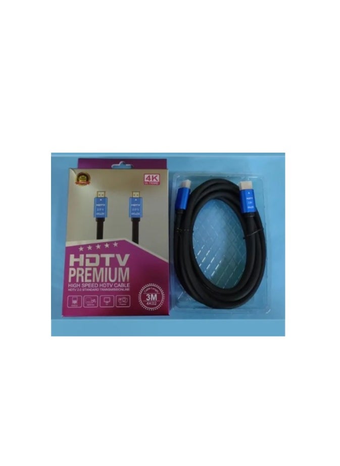 ماركة غير محددة 4K HDTV Premium عالي السرعة HDTV Cable HDTV 2.0 ناقل الحركة القياسي 3m  - Image 3